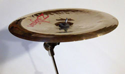 Mounted Zildjian Oriental china trash