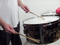 playing on timbales 
