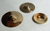 Zildjian A custom splash 10, K splash (finition traditionelle) 8 et A custom 6